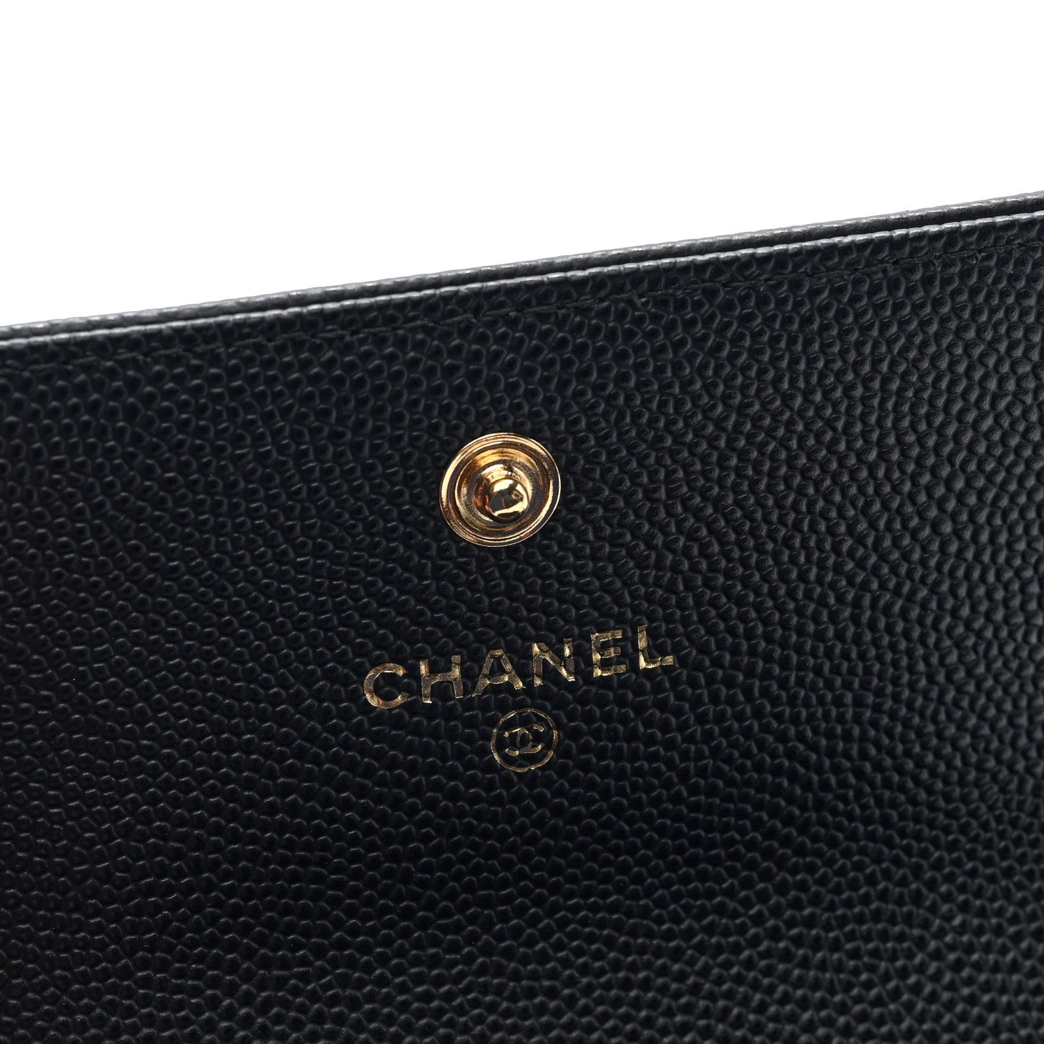 Chanel Caviar Quilted Boy Flap Card Holder Black 7 of 8
