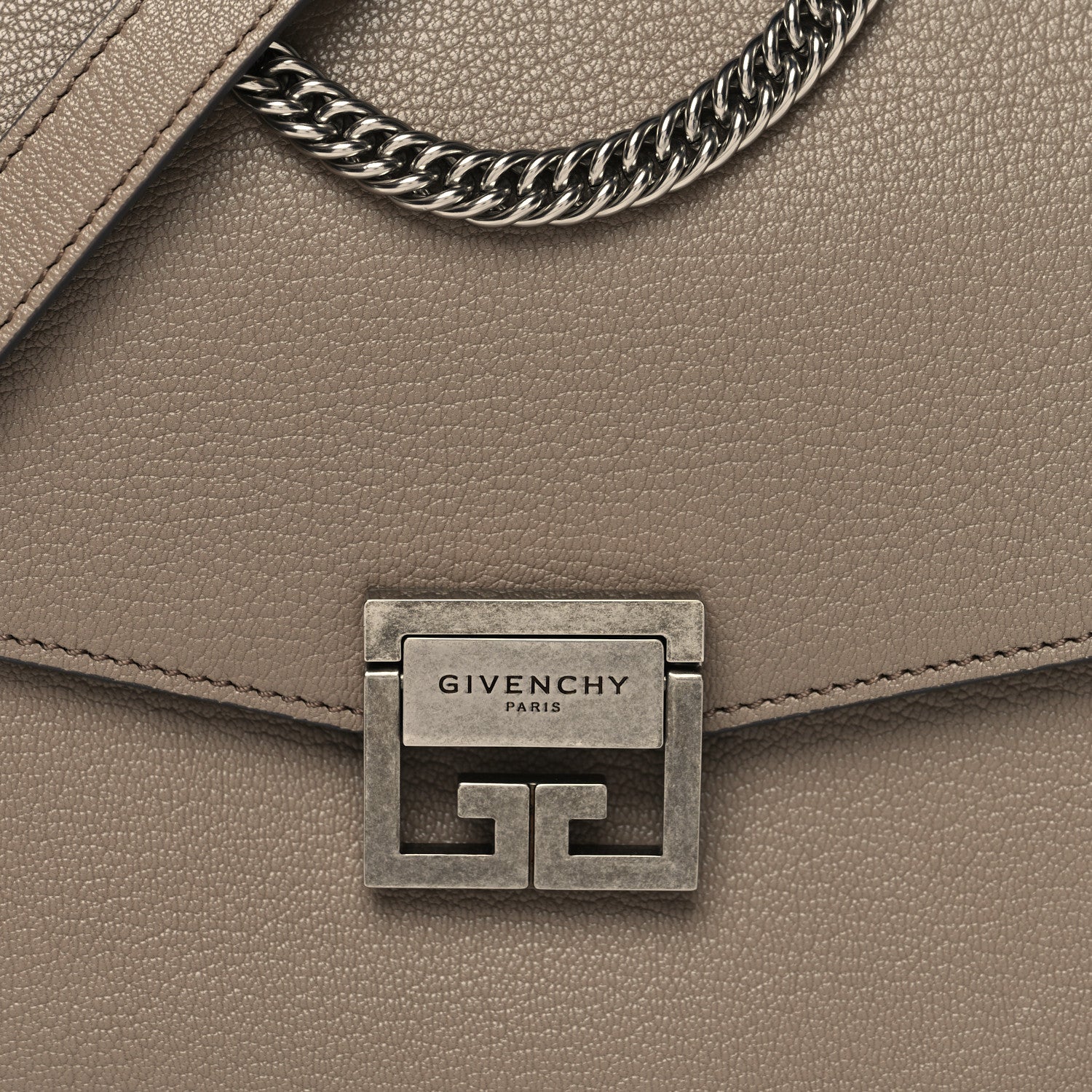 Givenchy Sugar Goatskin Medium GV3 Shoulder Bag Linen 9 of 11