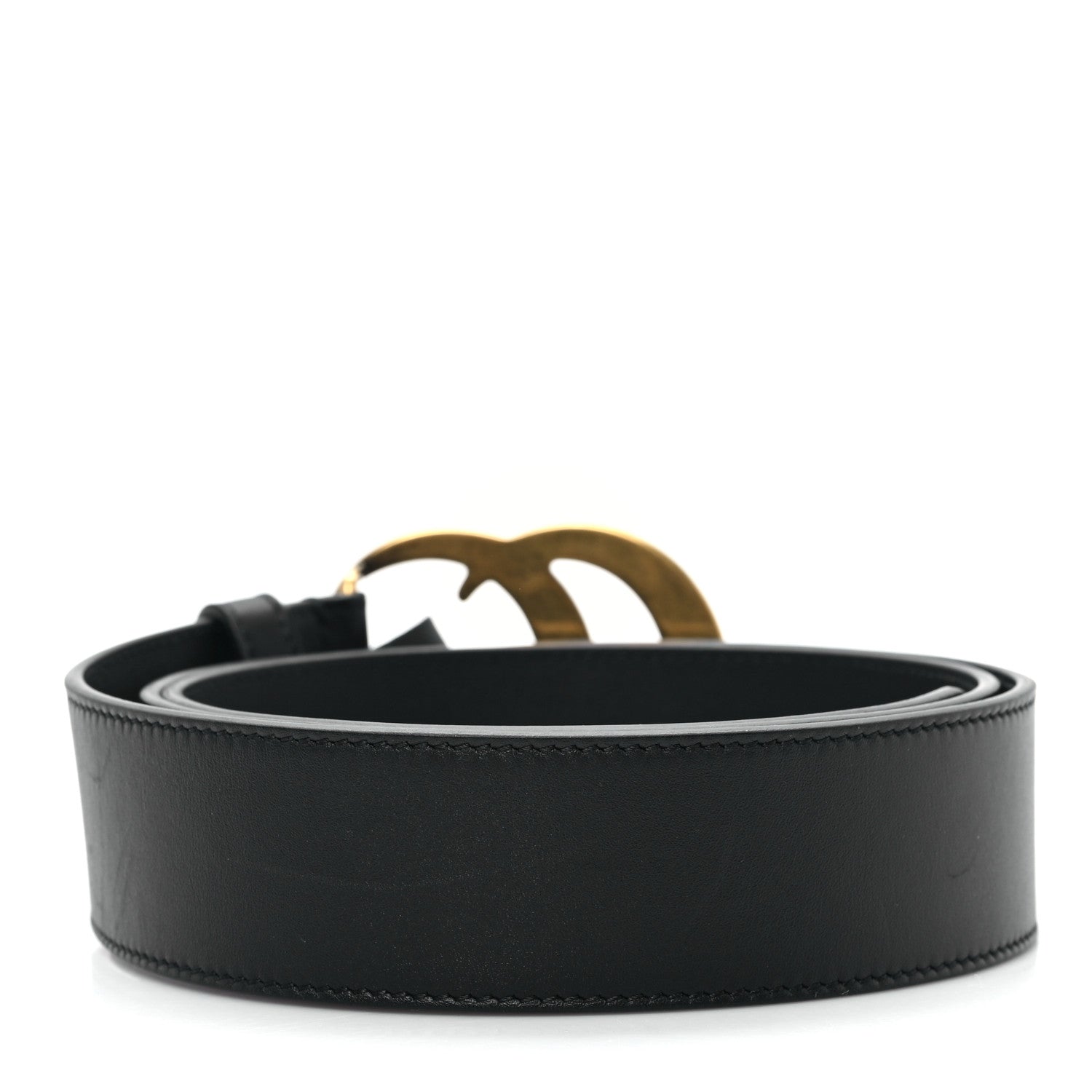 Gucci Calfskin Double G 40mm Belt 95 38 Black 2 of 5