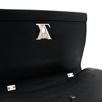Louis Vuitton Soft Calfskin Lockme II Top Handle Black 10 of 10
