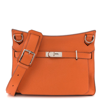 Hermes Taurillon Clemence Jypsiere 31 Orange 1 of 12