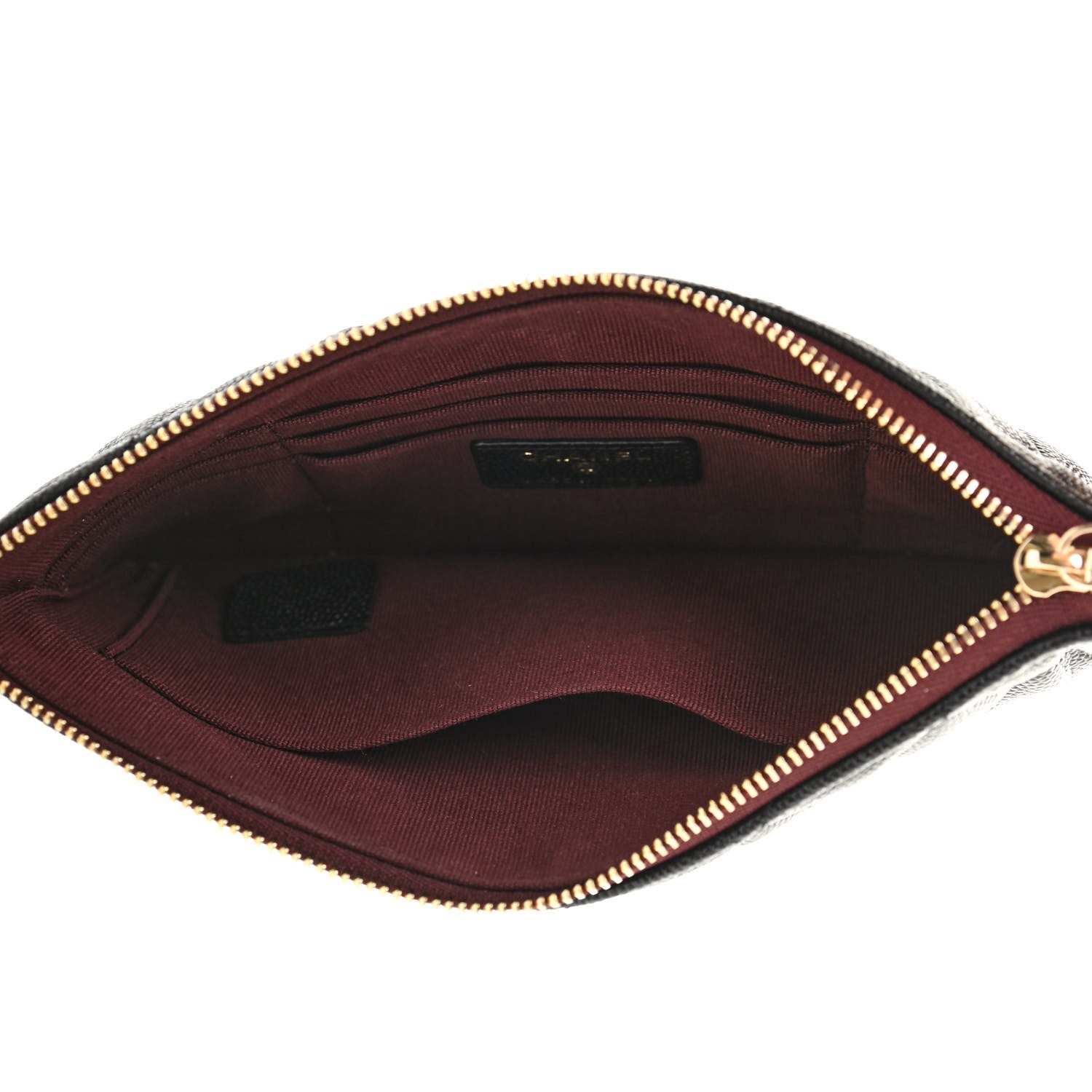 Chanel Caviar Quilted Cosmetic Case Black 5 of 8