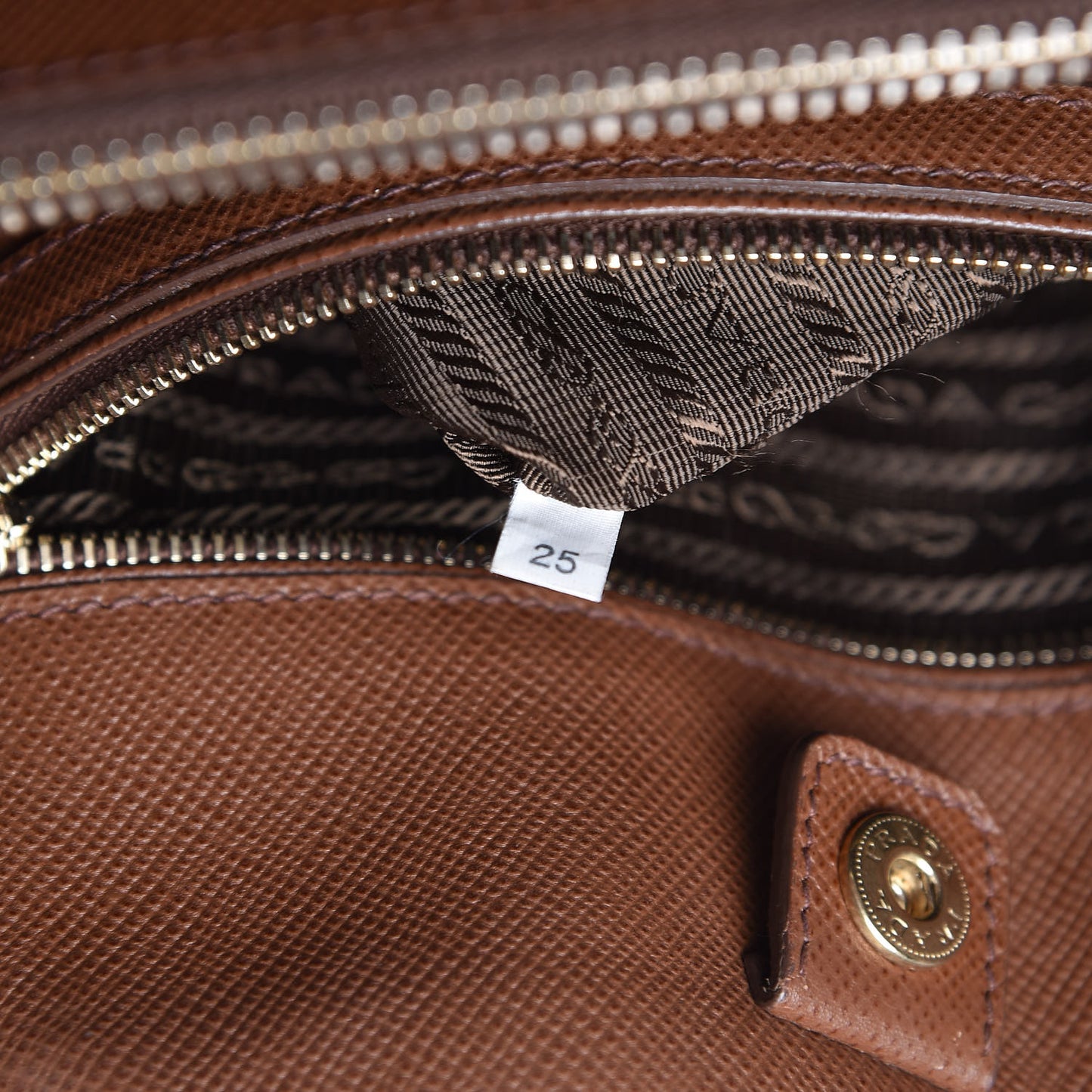 Saffiano Cuir Open Promenade Tote Palissandro