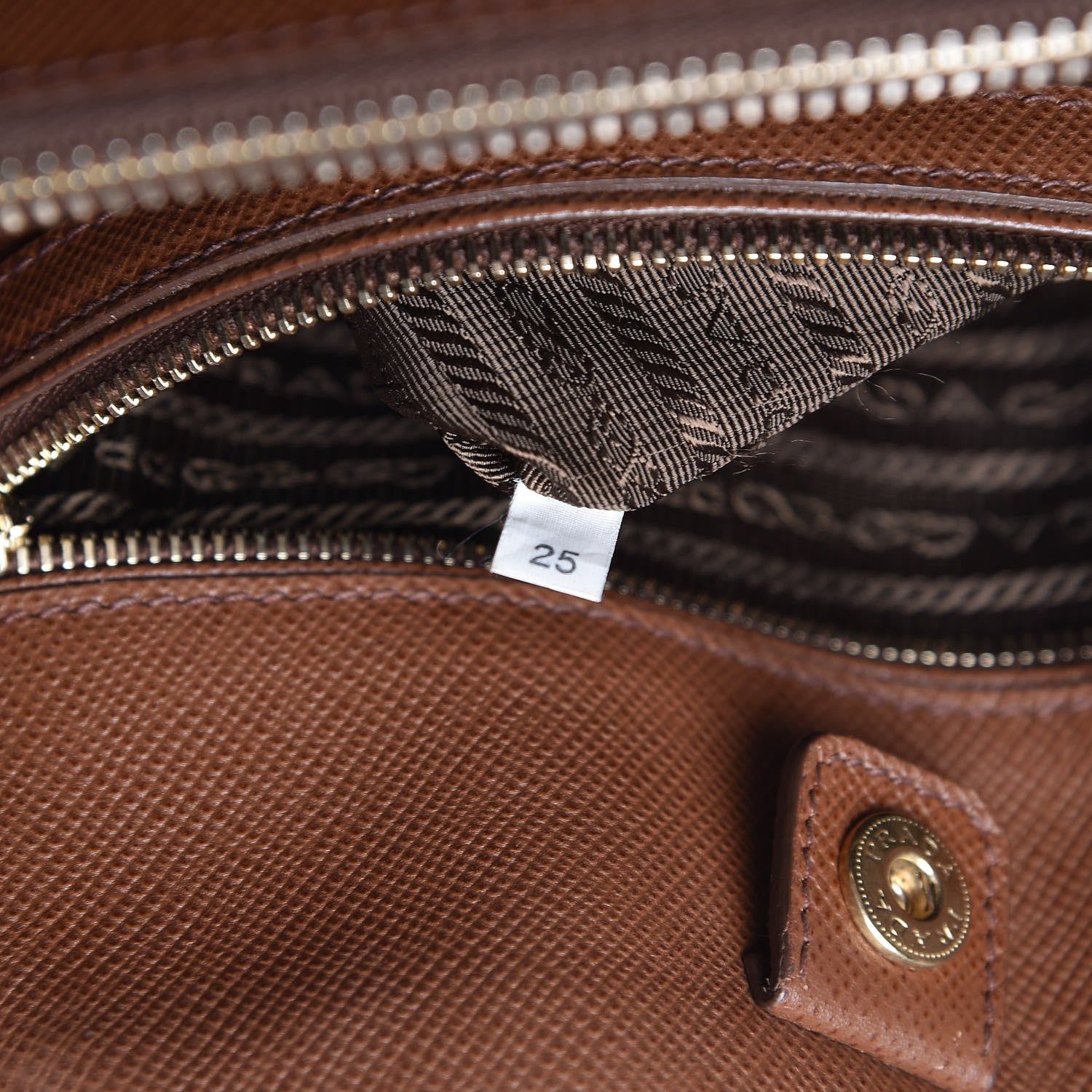 Prada Saffiano Cuir Open Promenade Tote Palissandro 7 of 22