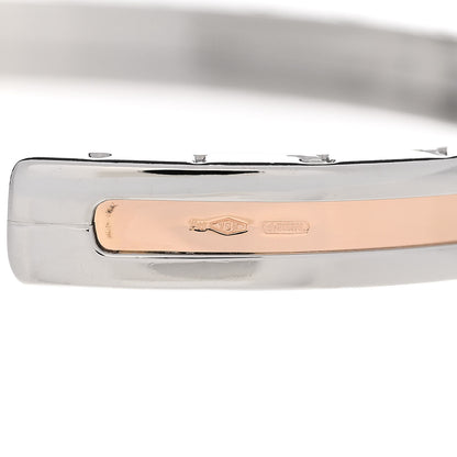 Bulgari 18K Rose Gold Stainless Steel B.Zero1 Cuff Bracelet SM 4 of 4