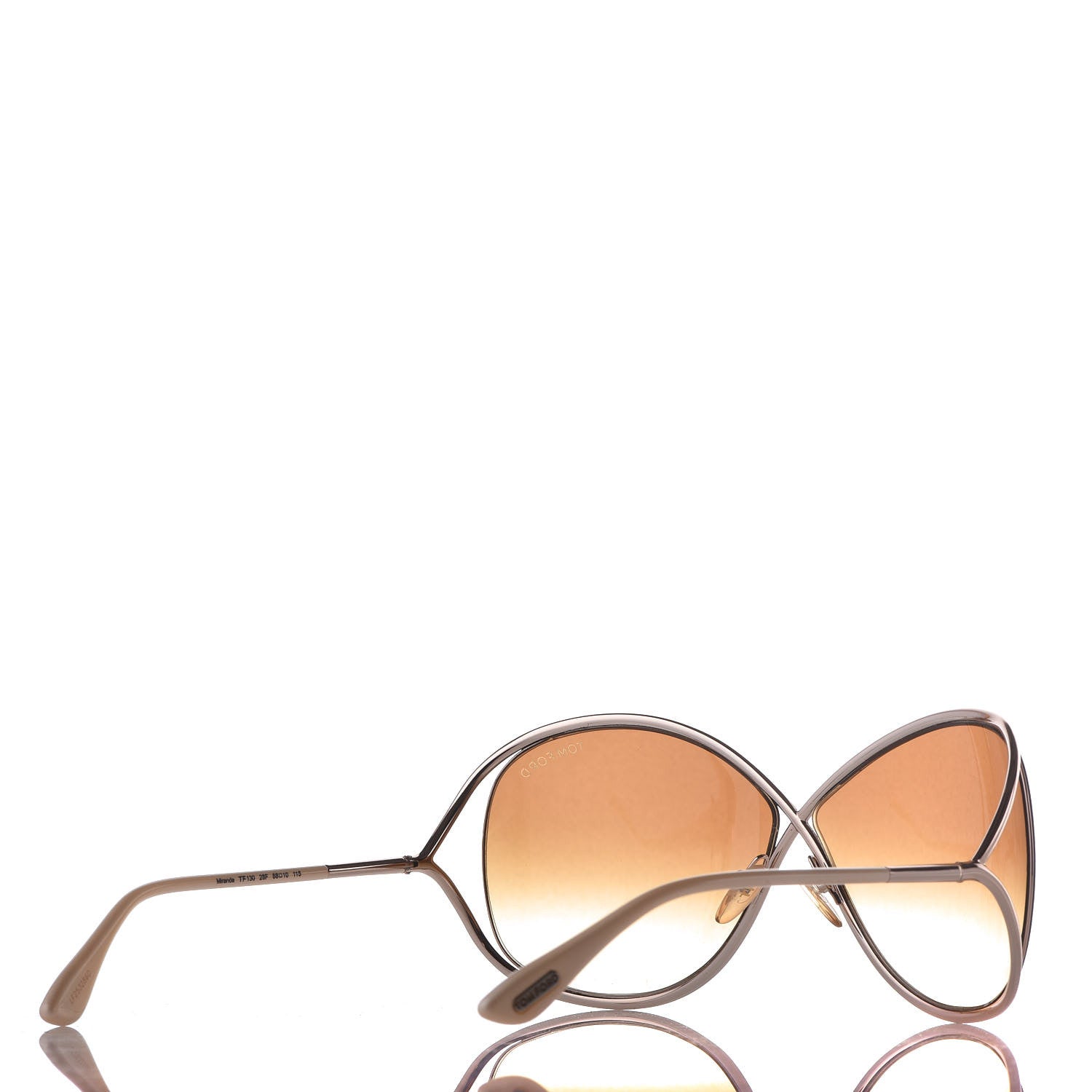 Tom Ford Miranda Crossover Sunglasses TF130 Gold 3 of 7