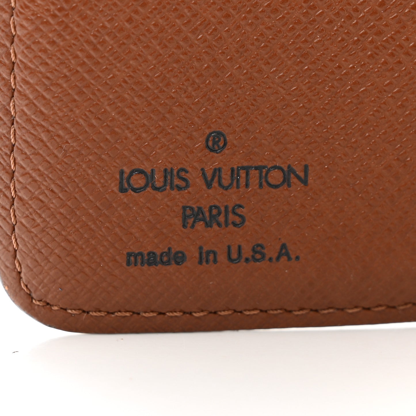 LOUIS VUITTON Monogram Compact Zippe Zipped Wallet