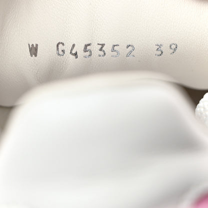 Chanel Cotton Sneakers 39 Pink White 7 of 9