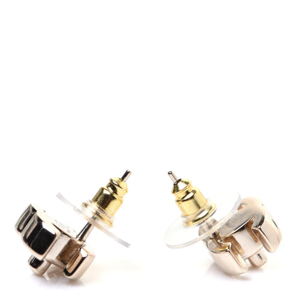 Chanel Metal CC Turnlock Earrings Gold 3 of 6
