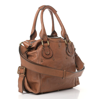 Chloe Calfskin Paddington Satchel Tan 3 of 13