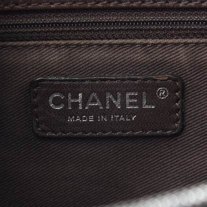 Chanel Caviar Quilted Grand Shopping Tote GST Dark Brown 6 of 14