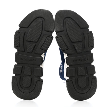 Balenciaga Neoprene Knit Womens Hi Speed Sneakers 37 Navy 5 of 10