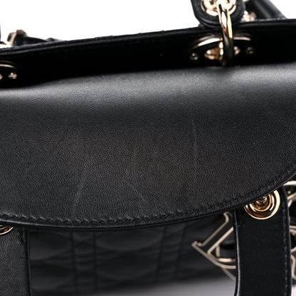 Christian Dior Lambskin Cannage Small My ABCDior Lady Dior Black 10 of 11