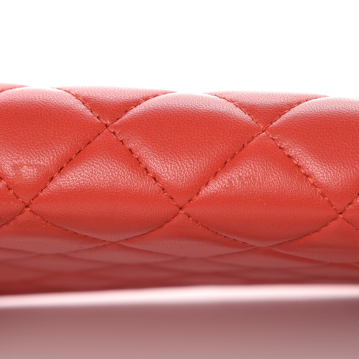 Chanel Lambskin Quilted Boy Wallet On Chain WOC Red 13 of 13