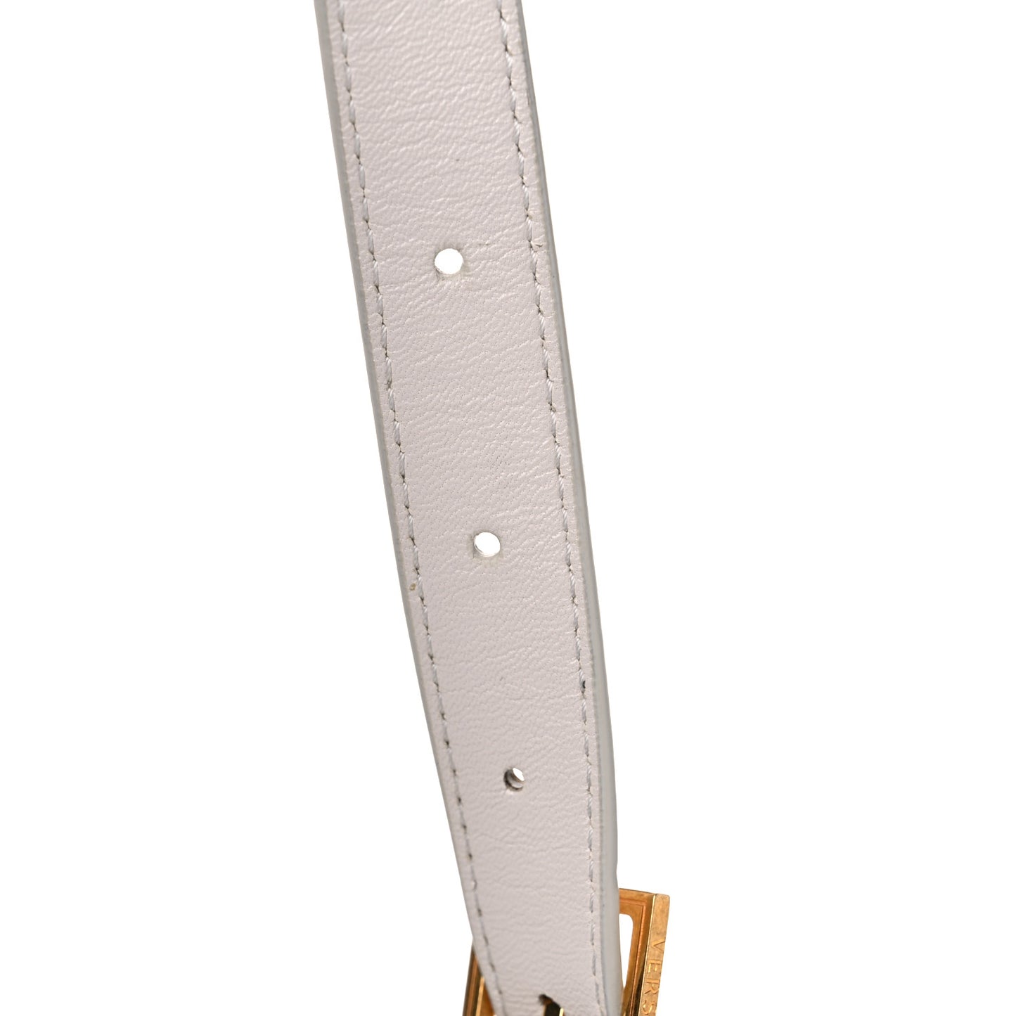 Nappa Barocco Quilted Vanitas Medea Belt Bag White