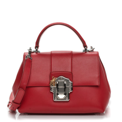 Dolce & Gabbana Calfskin Lucia Small Satchel Rosso 1 of 6