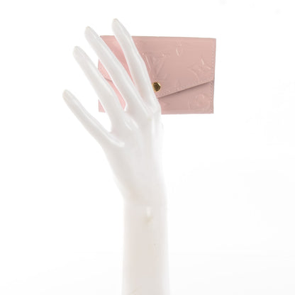 Louis Vuitton Vernis Key Pouch Rose Ballerine 2 of 7