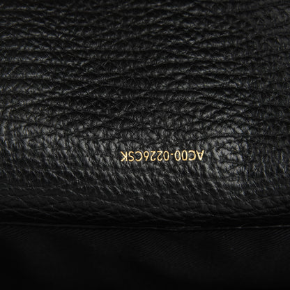3.1 Phillip Lim 3.1 Textured Calfskin Mini Pashli Satchel Black Feather 6 of 7