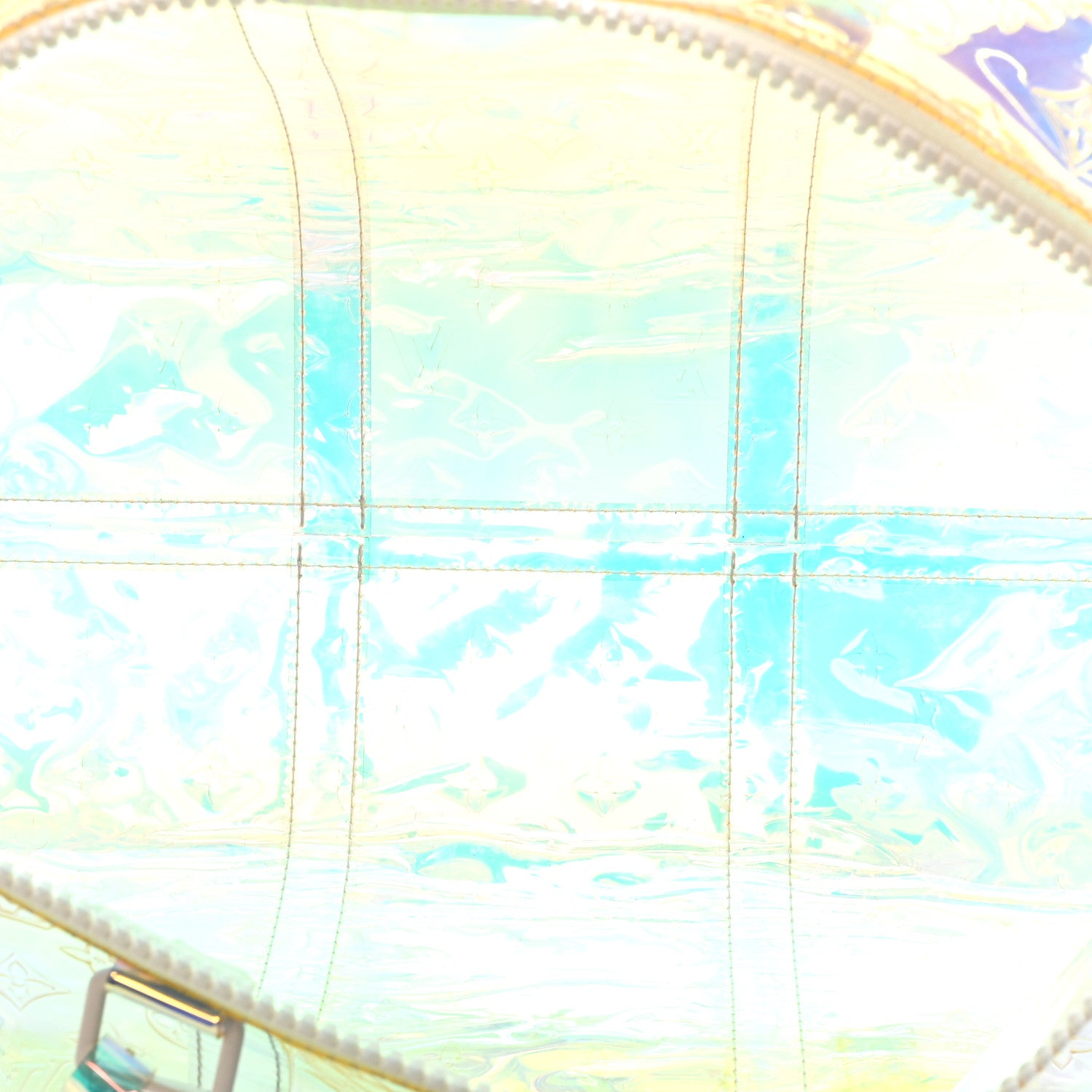 Louis Vuitton PVC Monogram Keepall Bandouliere 50 Iridescent Prism 4 of 9