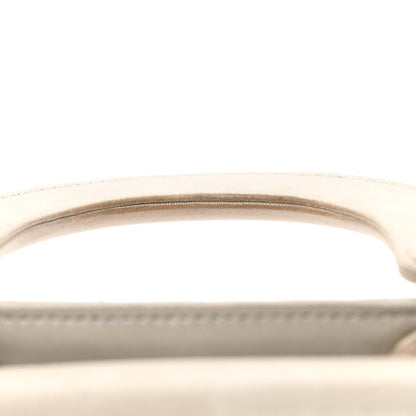Christian Dior Metallic Nubuck Cannage Mini Lady Dior Silver 12 of 14