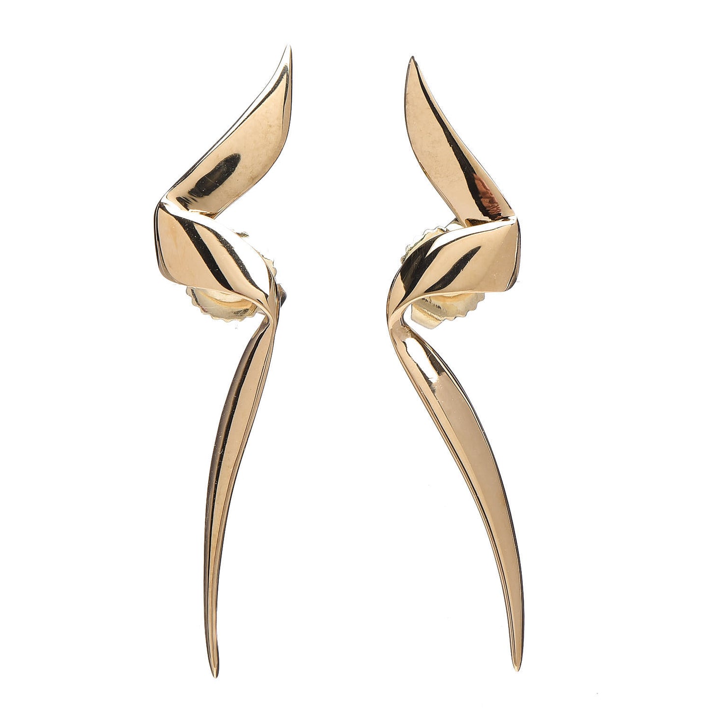 18K Yellow Gold Paloma Picasso Chrysalis Earrings