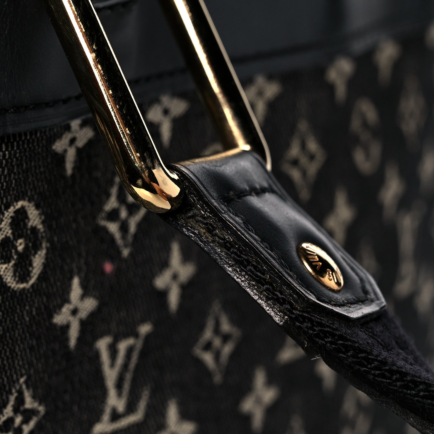 Louis Vuitton Mini Monogram Lucille GM Black 14 of 16