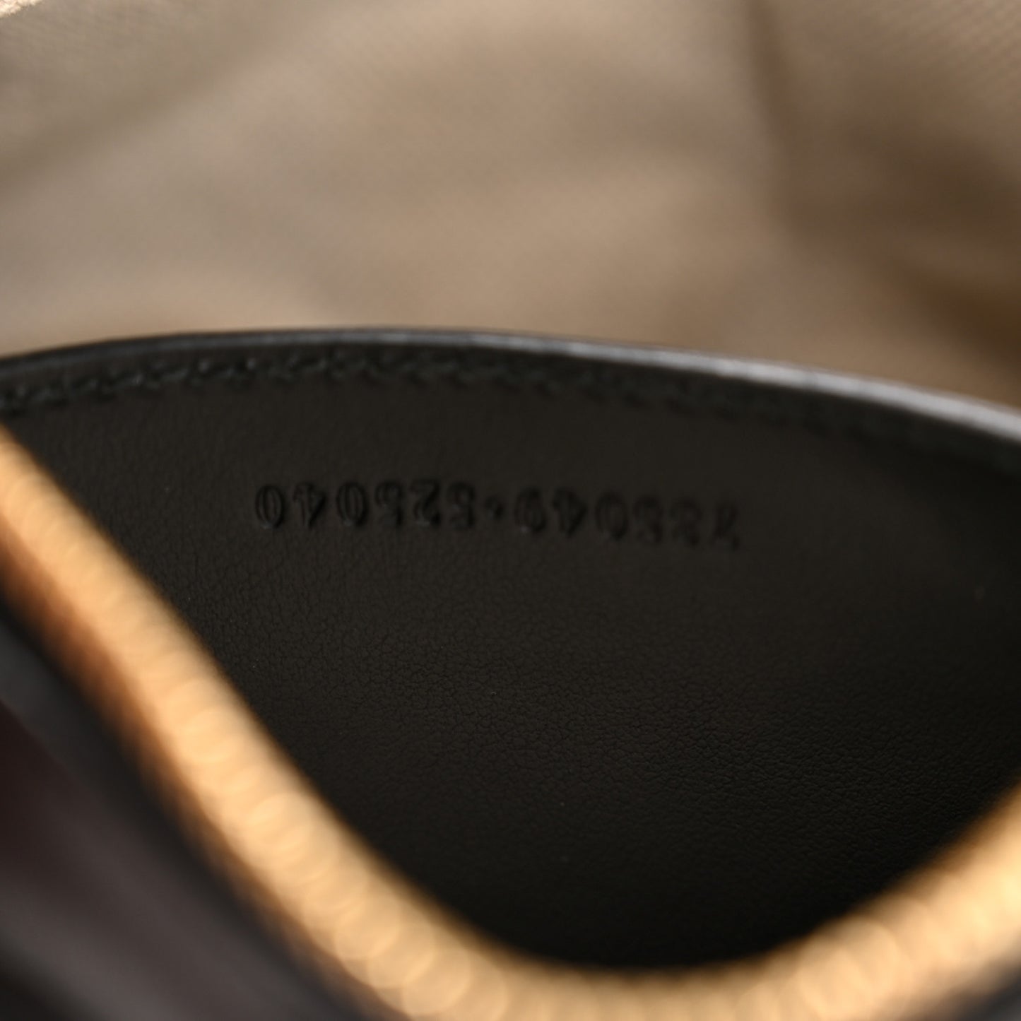 Calfskin GG Matelasse Chain Handbag Black Natural