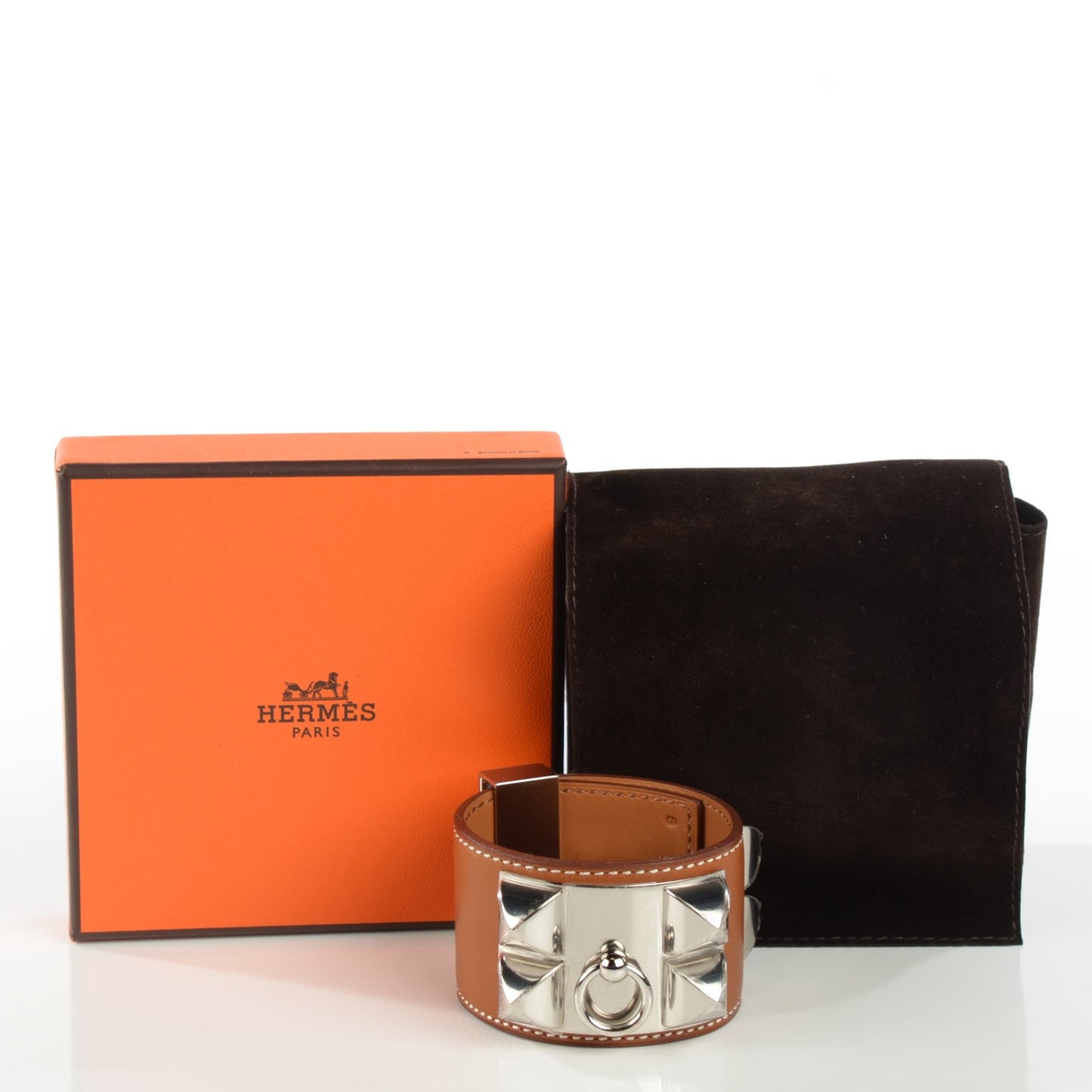 Barenia Collier De Chien CDC Bracelet S Fauve