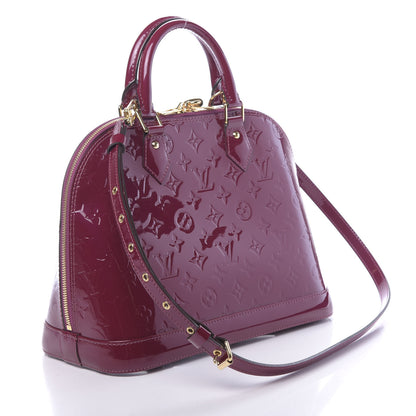 Louis Vuitton Vernis Alma PM Magenta 3 of 9