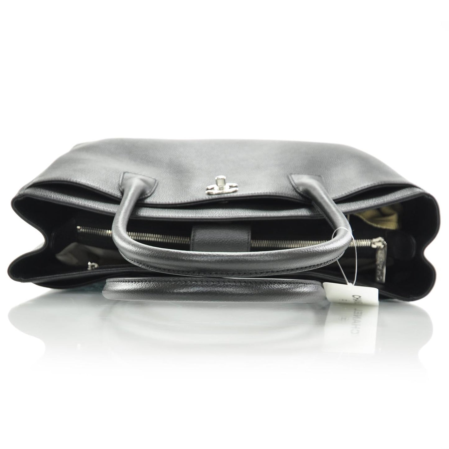 Caviar Cerf Executive Shopper Tote Black SHW