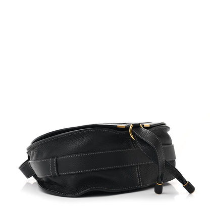 Chloe Calfskin Medium Marcie Round Crossbody Bag Black 4 of 13