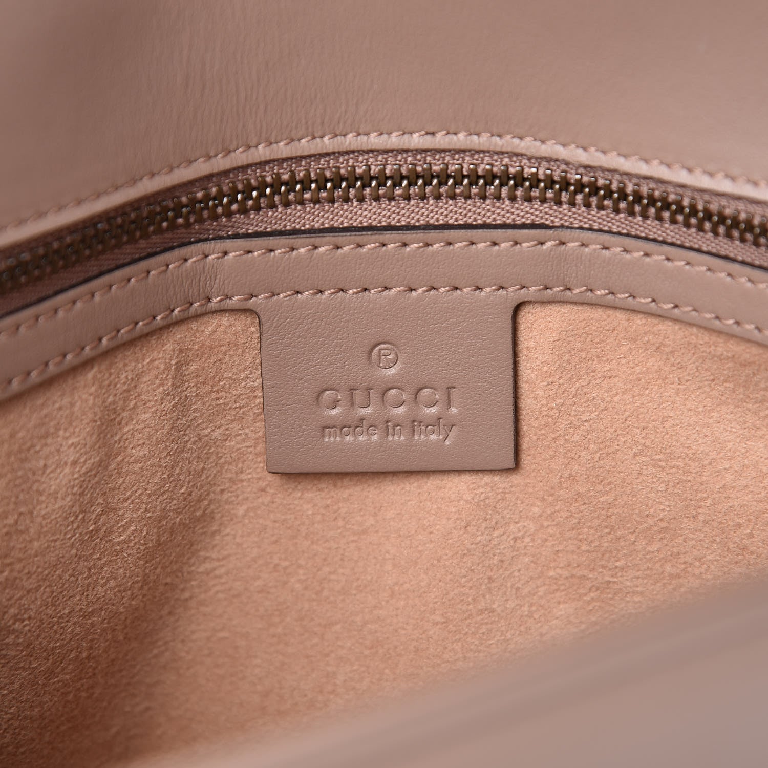 Gucci Calfskin Matelasse Small GG Marmont Shoulder Bag Porcelain Rose 8 of 10