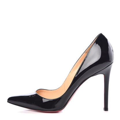 Christian Louboutin Patent Pigalle 100 Pumps 37 Black 1 of 11