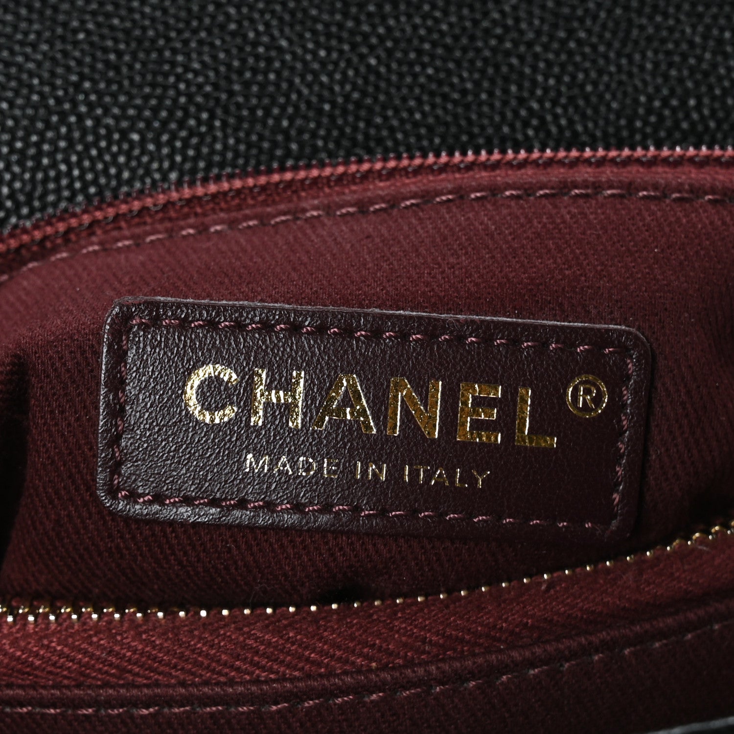 Chanel Caviar Chevron Quilted Small Coco Handle Flap Black 7 of 10