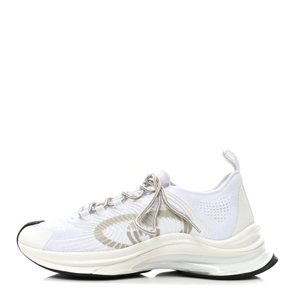 Gucci Technical Knit Fabric Waves Mens Gucci Run Sneakers 8.5 Great White Thunder 1 of 7