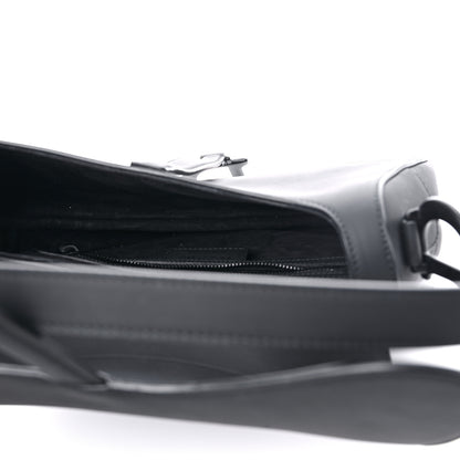 Christian Dior Ultra Matte Calfskin Saddle Bag With Strap Black 4 of 10