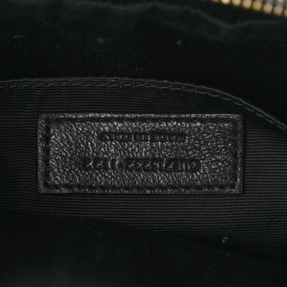 Saint Laurent Calfskin Matelasse Monogram Lou Camera Bag Black 7 of 10
