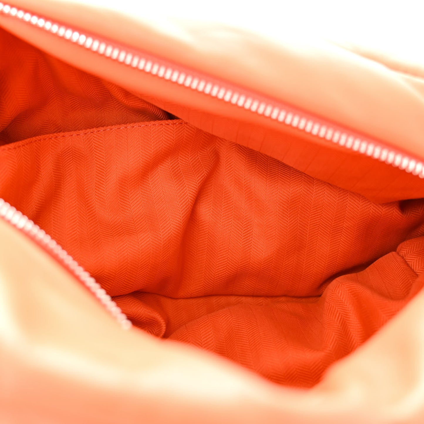 Shiny Nappa Puffer Puzzle Hobo Orange