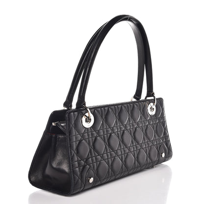 Christian Dior Lambskin Cannage Soft Lady Dior East West Black 3 of 10