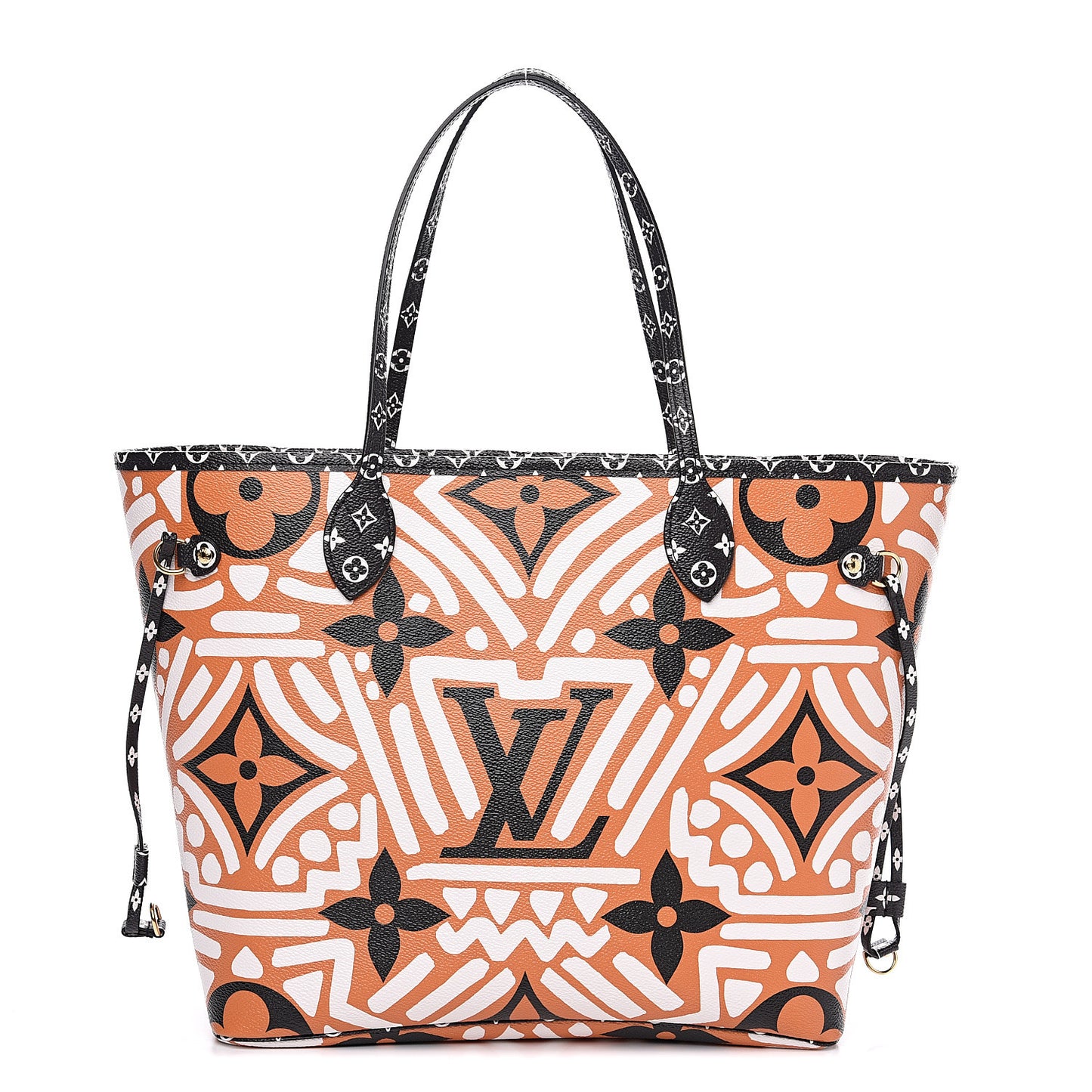 Monogram Giant Crafty Neverfull MM Creme Caramel