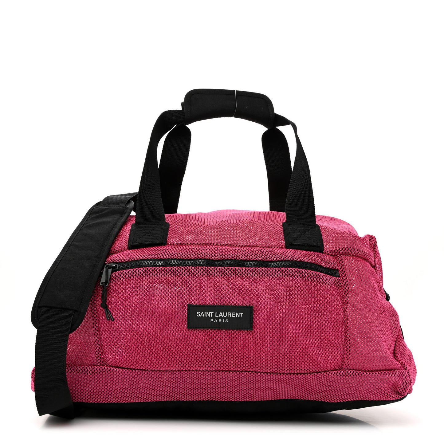 Nylon Mesh Duffle Bag Fuchsia