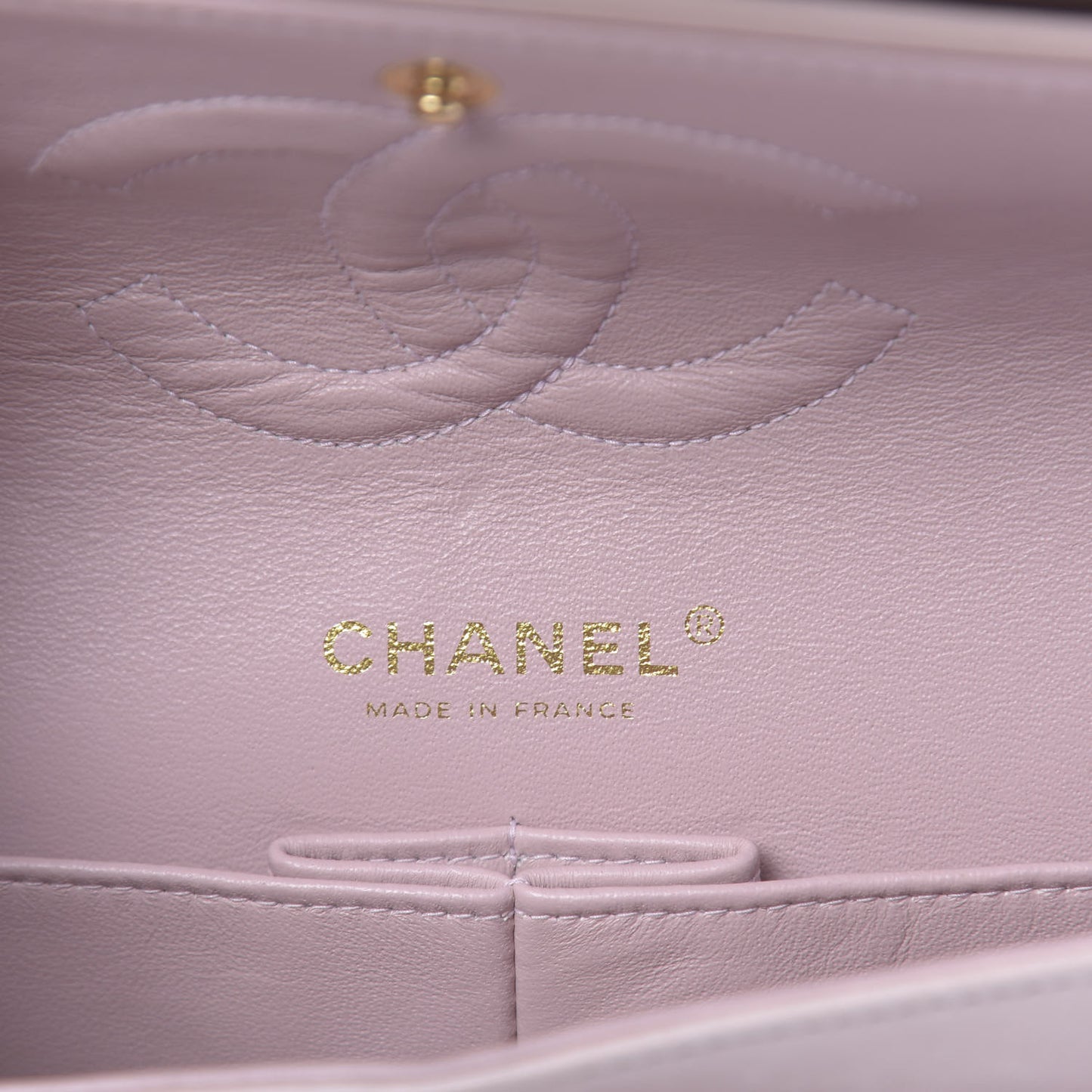 Tweed Medium Double Flap Pink