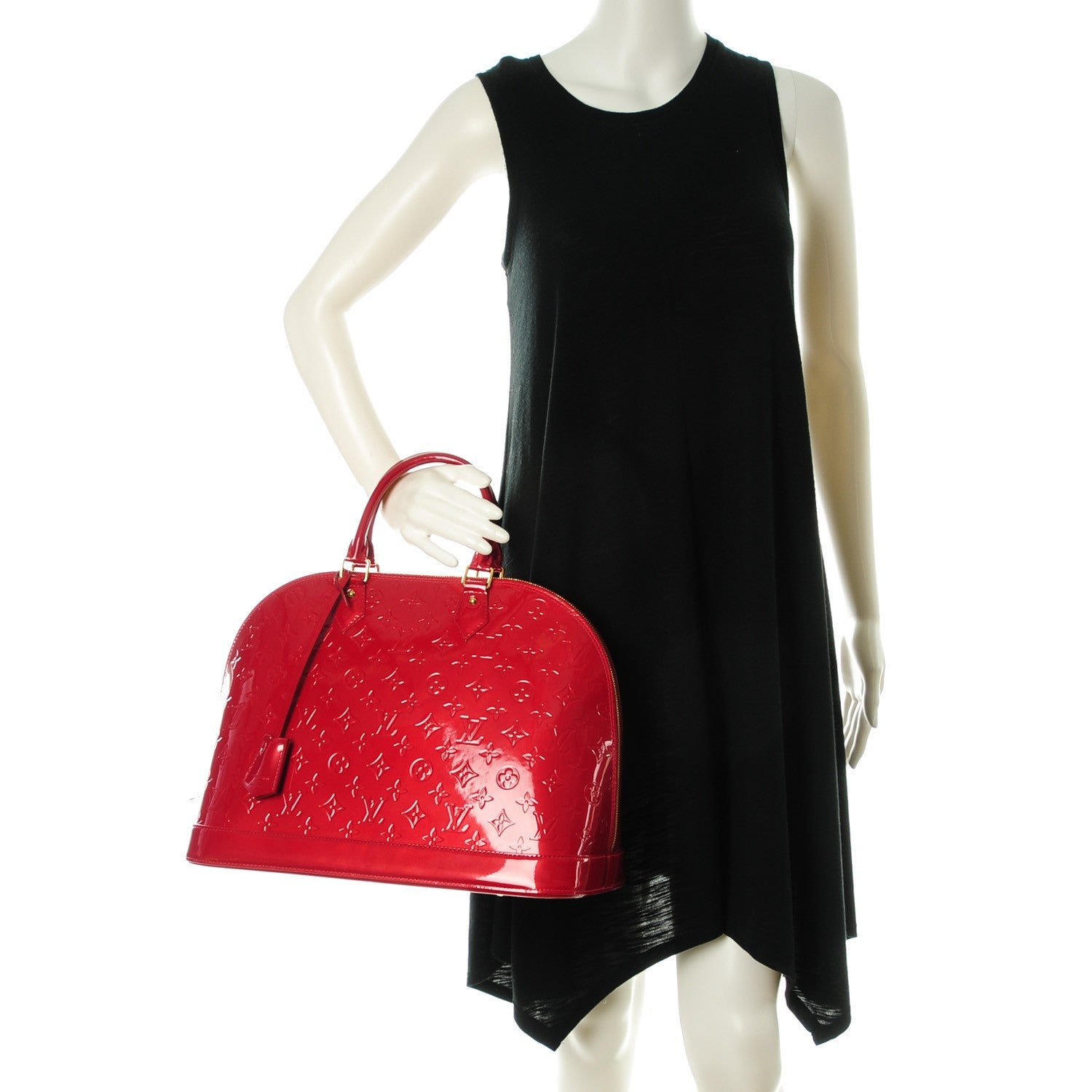 Louis Vuitton Vernis Alma GM Pomme D'Amour 2 of 7
