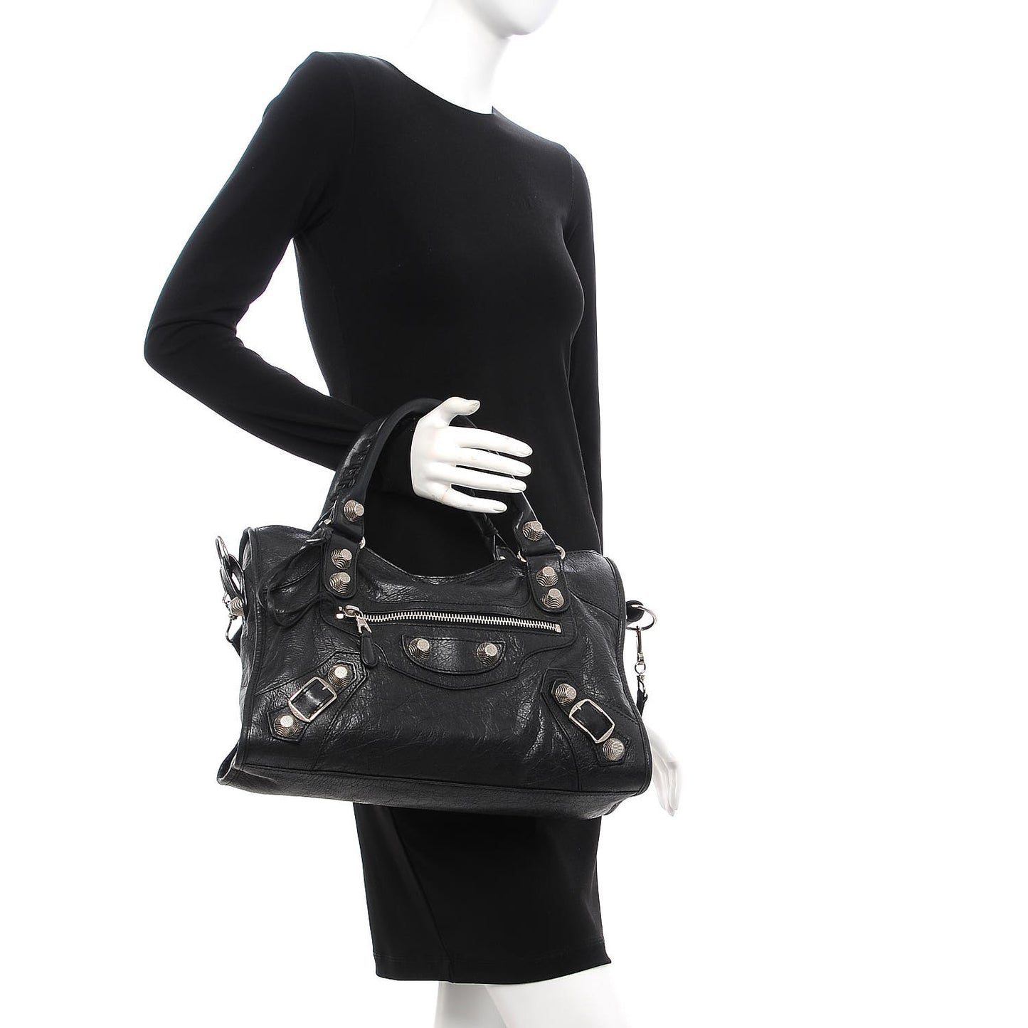 Agneau Giant 21 Silver Hardware City Black