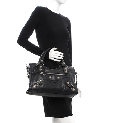 Balenciaga Agneau Giant 21 Silver Hardware City Black 3 of 8