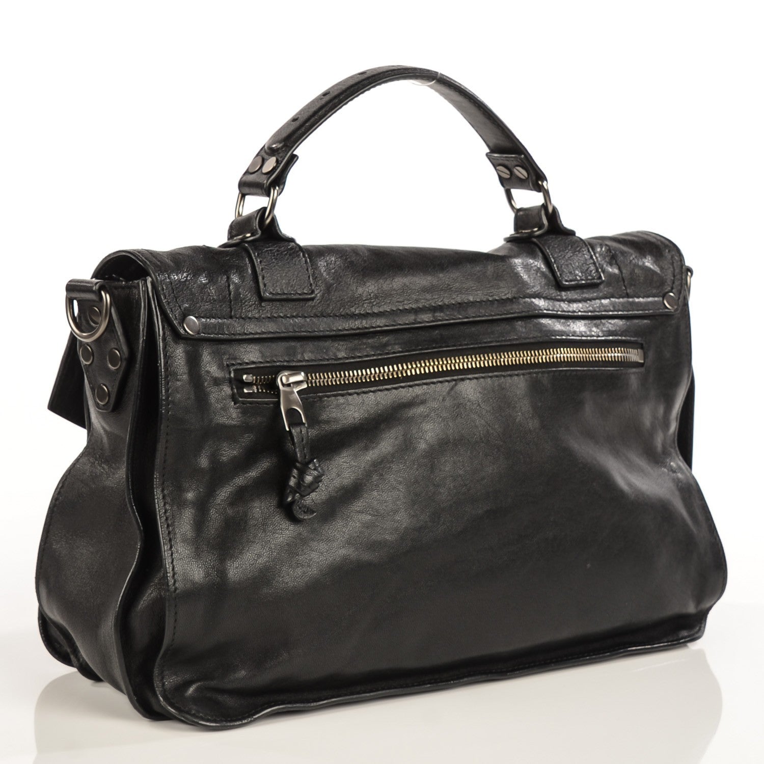 Proenza Schouler Lambskin Medium PS1 Satchel Black 13 of 25