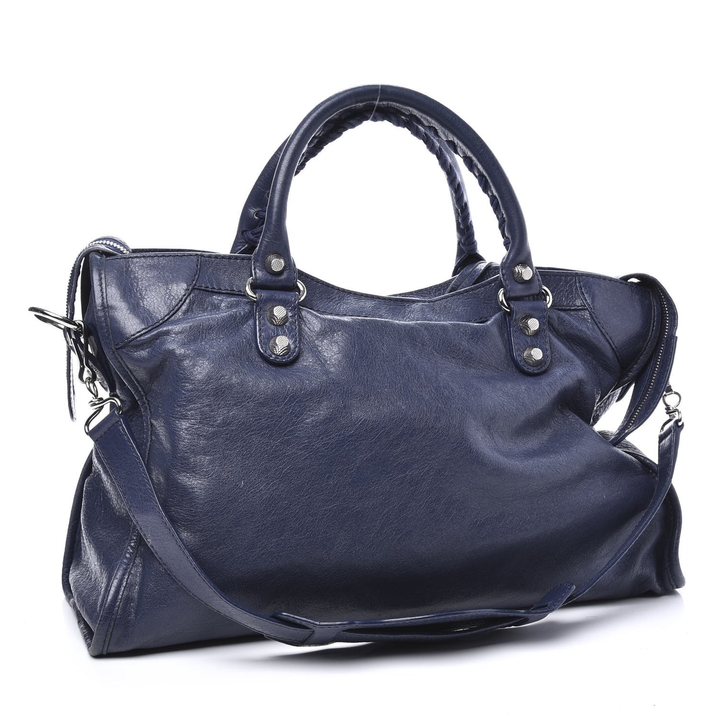 Agneau Giant 12 Silver Hardware City Gris Chartreux