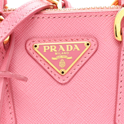 Prada Saffiano Lux Mini Promenade Tote Begonia 8 of 18