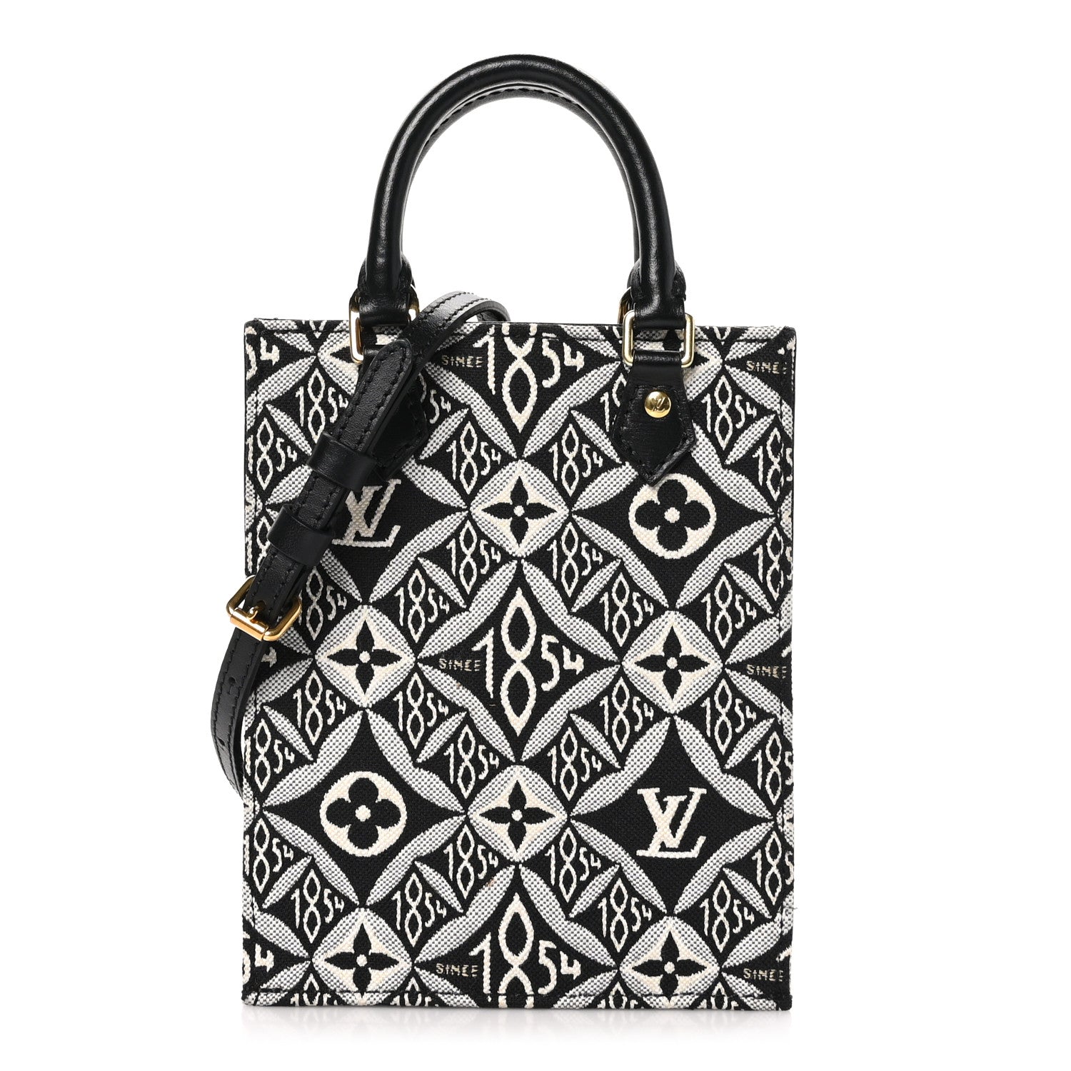 Louis Vuitton Jacquard Since 1854 Petit Sac Plat Grey 1 of 9