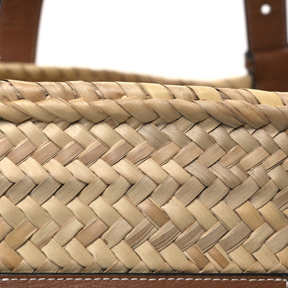 Loewe Raffia Basket Tote Bag Natural Tan 8 of 13